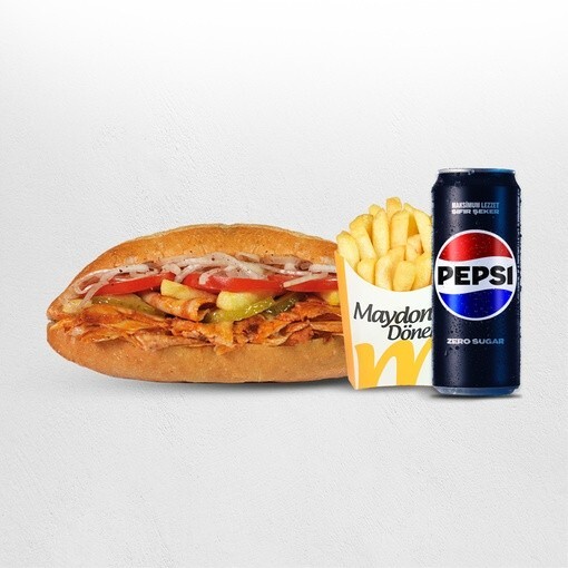 Pepsi Sandviç Tavuk Döner Menü
