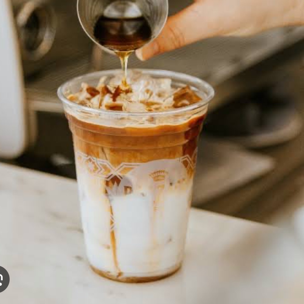 Iced Salted Caramel Latte
