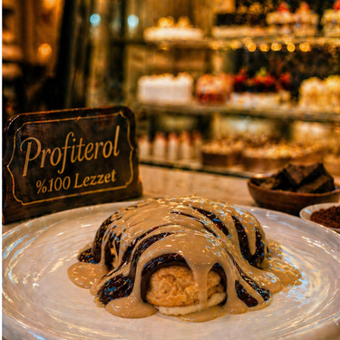 Tahinli Profiterol Porsiyon