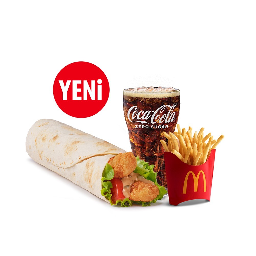 Tatlı Turşulu Mayonezli Tenders Dürüm Menü