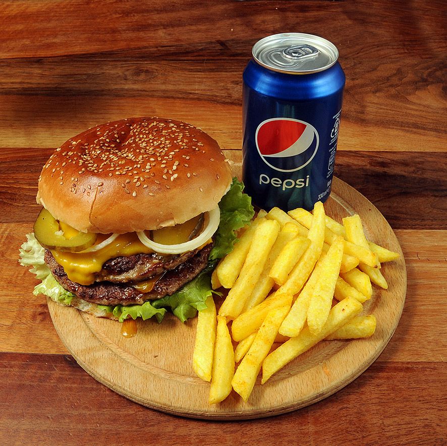 Kral Cheseeburger Menü