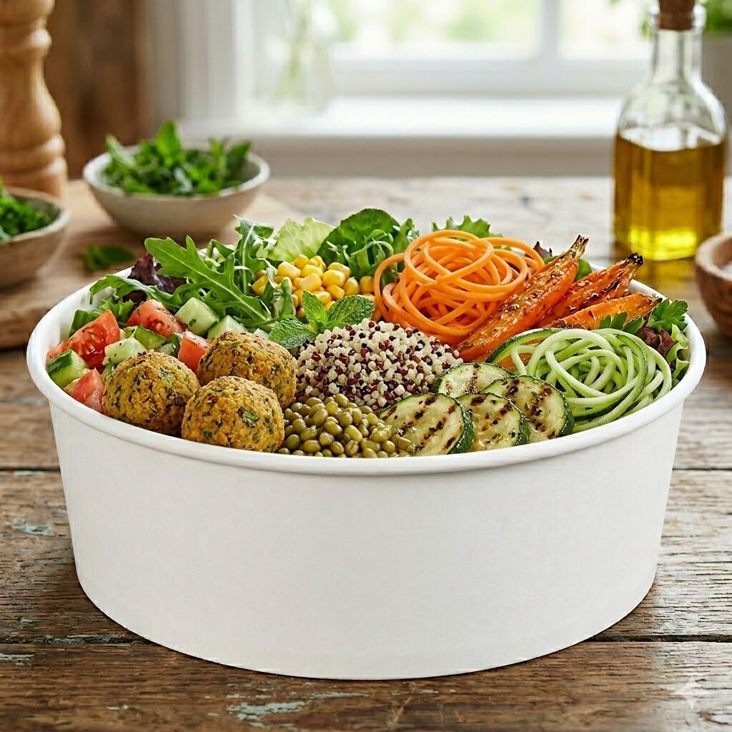 Falafel & Kinoa Bowl