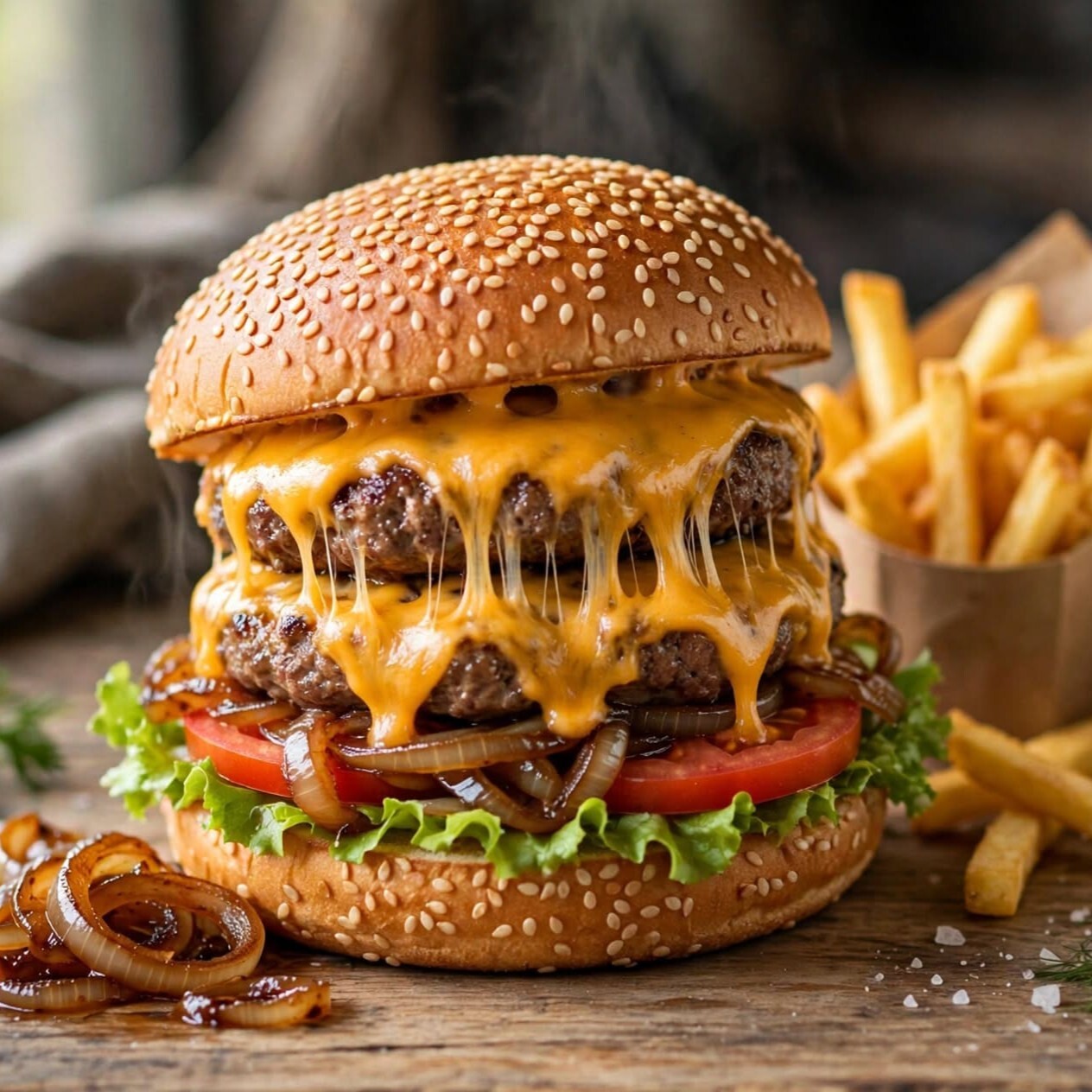 Janti Double Cheeseburger