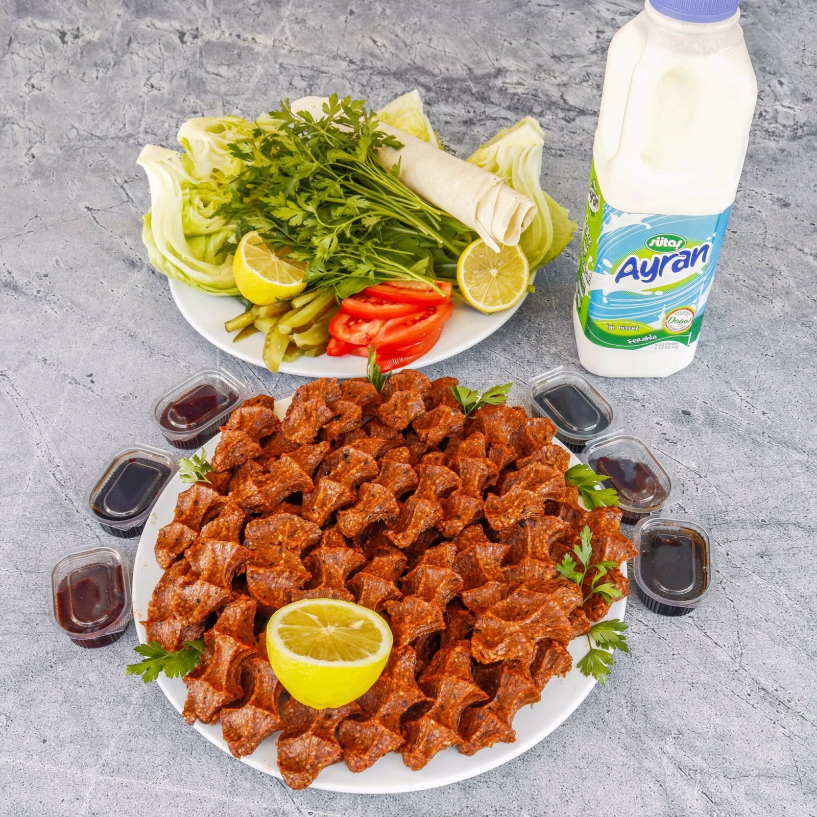 Aile Menü( 1 kg Çiğköfte+1 lt Sütaş Ayran)
