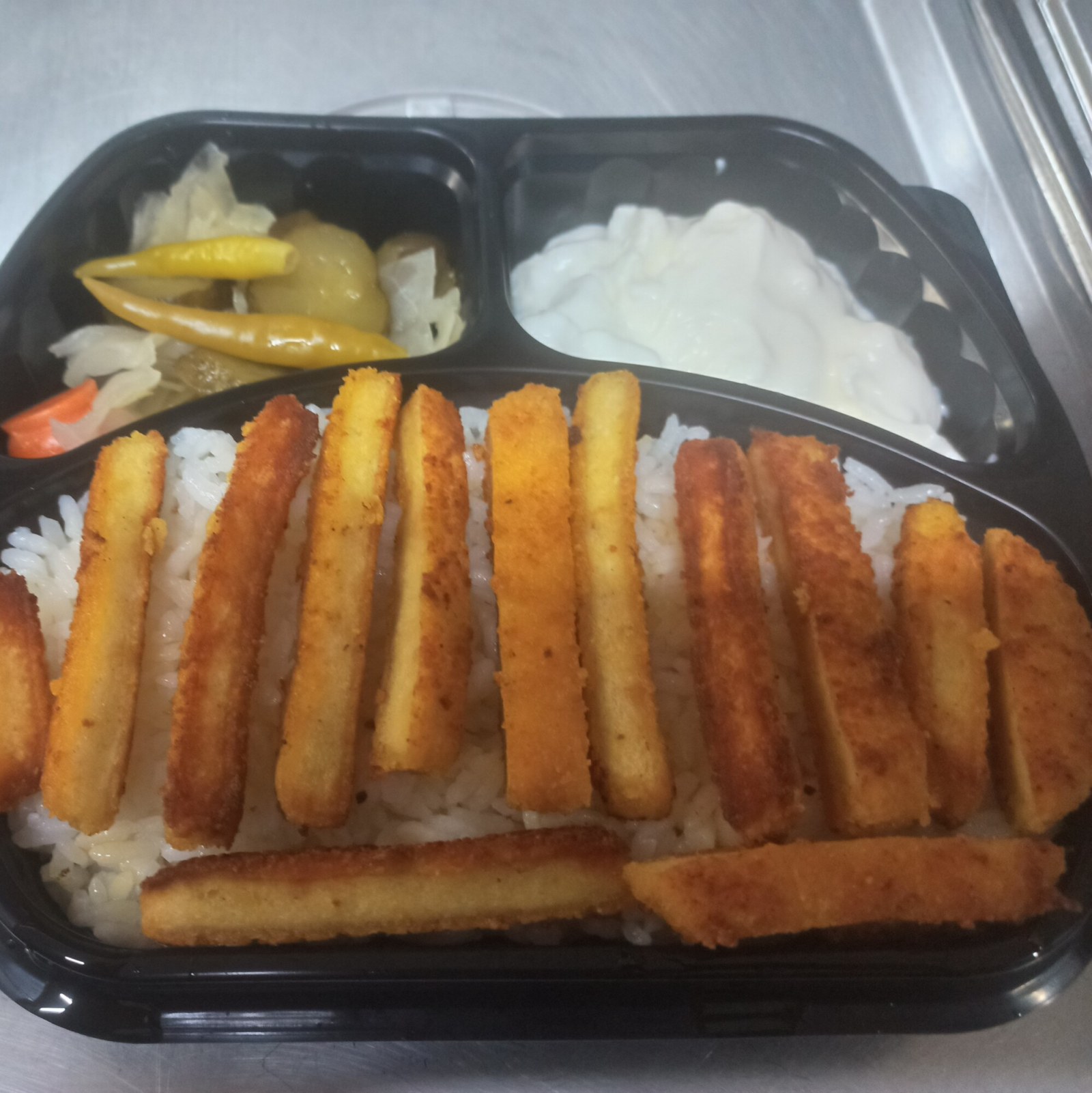 Patates Kızartması Şinitzel İle
