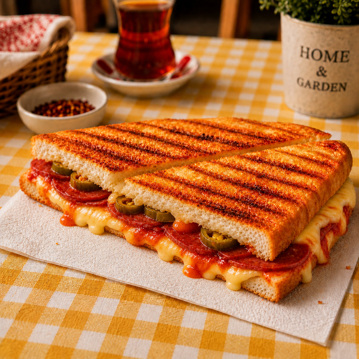Acı Soslu Tost
