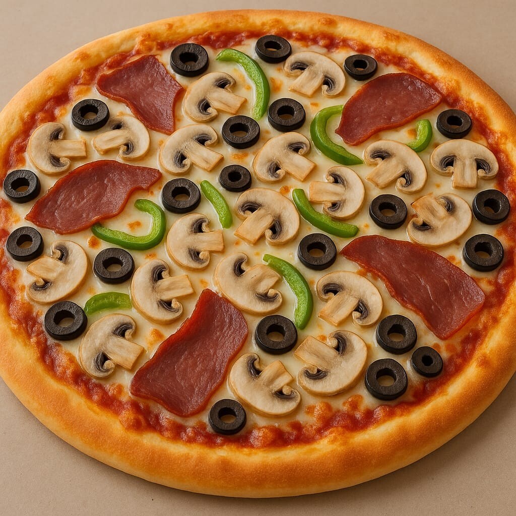 Pastırmalı Pizza (Orta Boy)