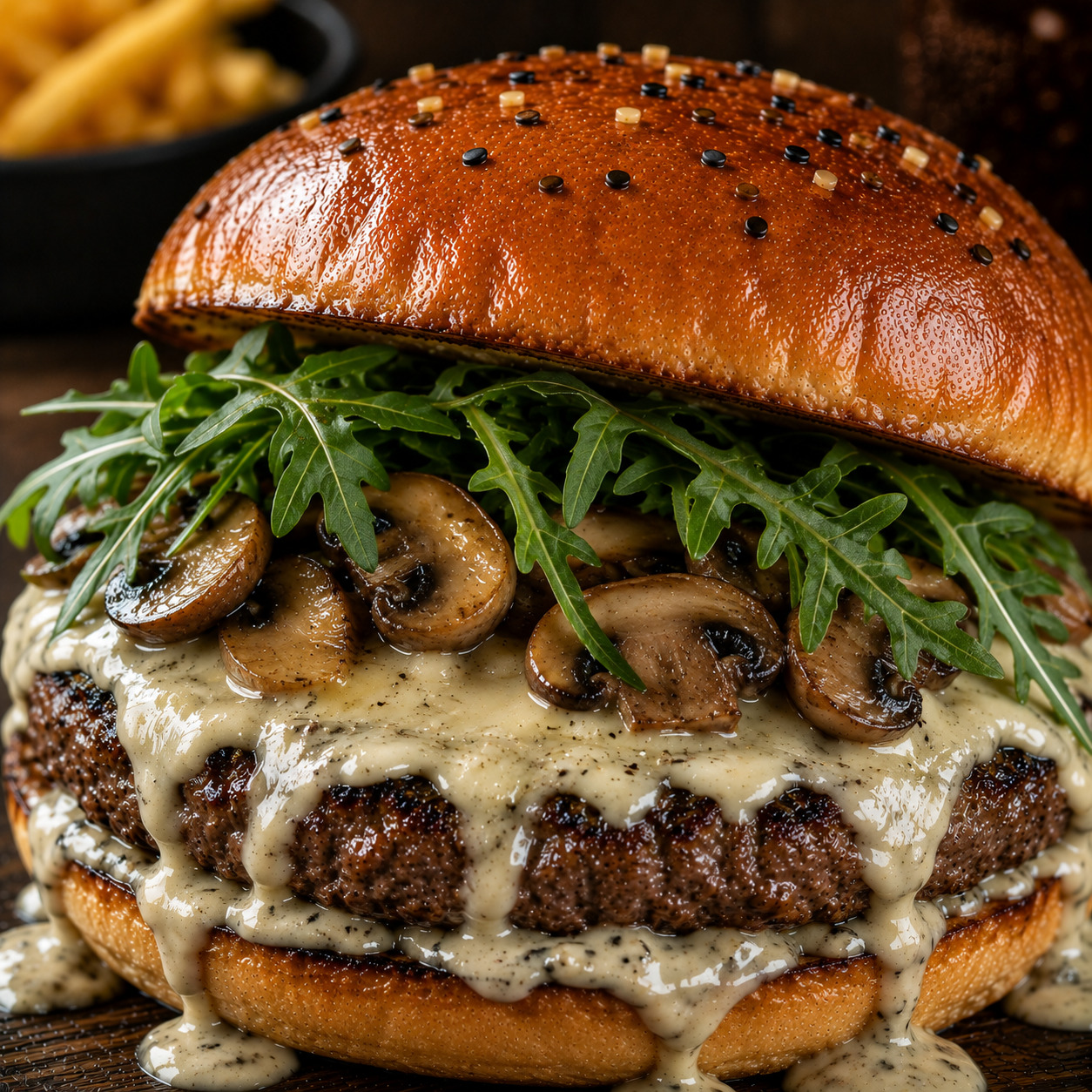 Trüflü Mantar Burger