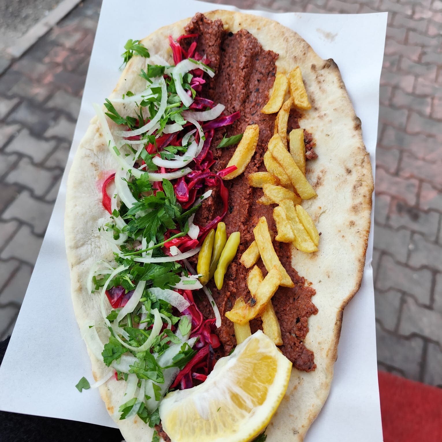 Çiğ Köfte (dürüm)