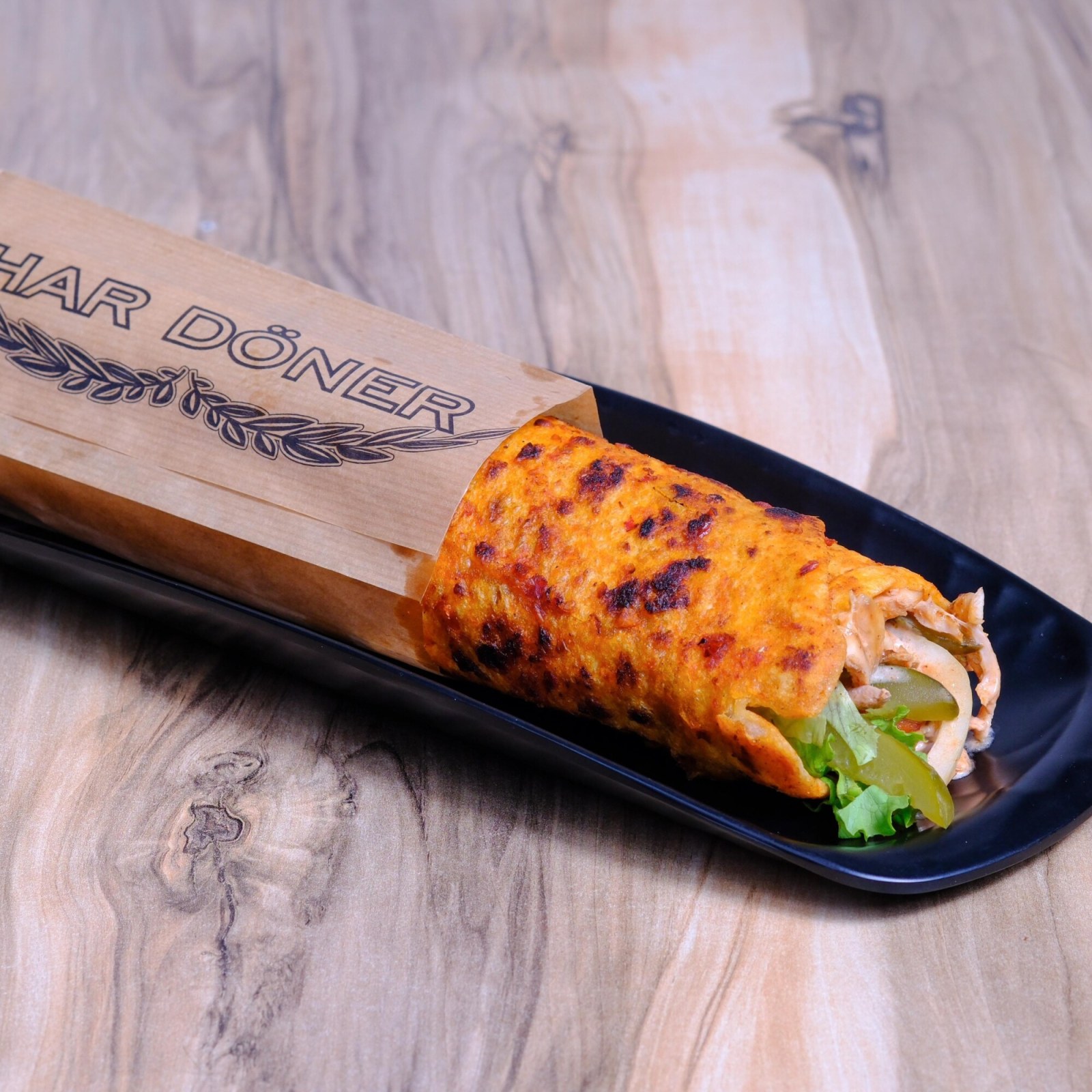 Hatay Usulü Tavuk Döner Dürüm