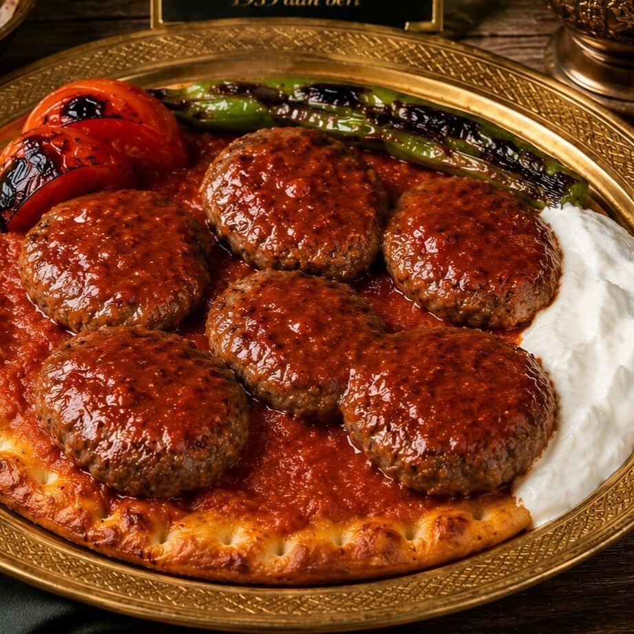 Bursa'nın Meşhur Soslu Yoğurtlu Pideli Köfte 1 Porsiyon (180 GR)