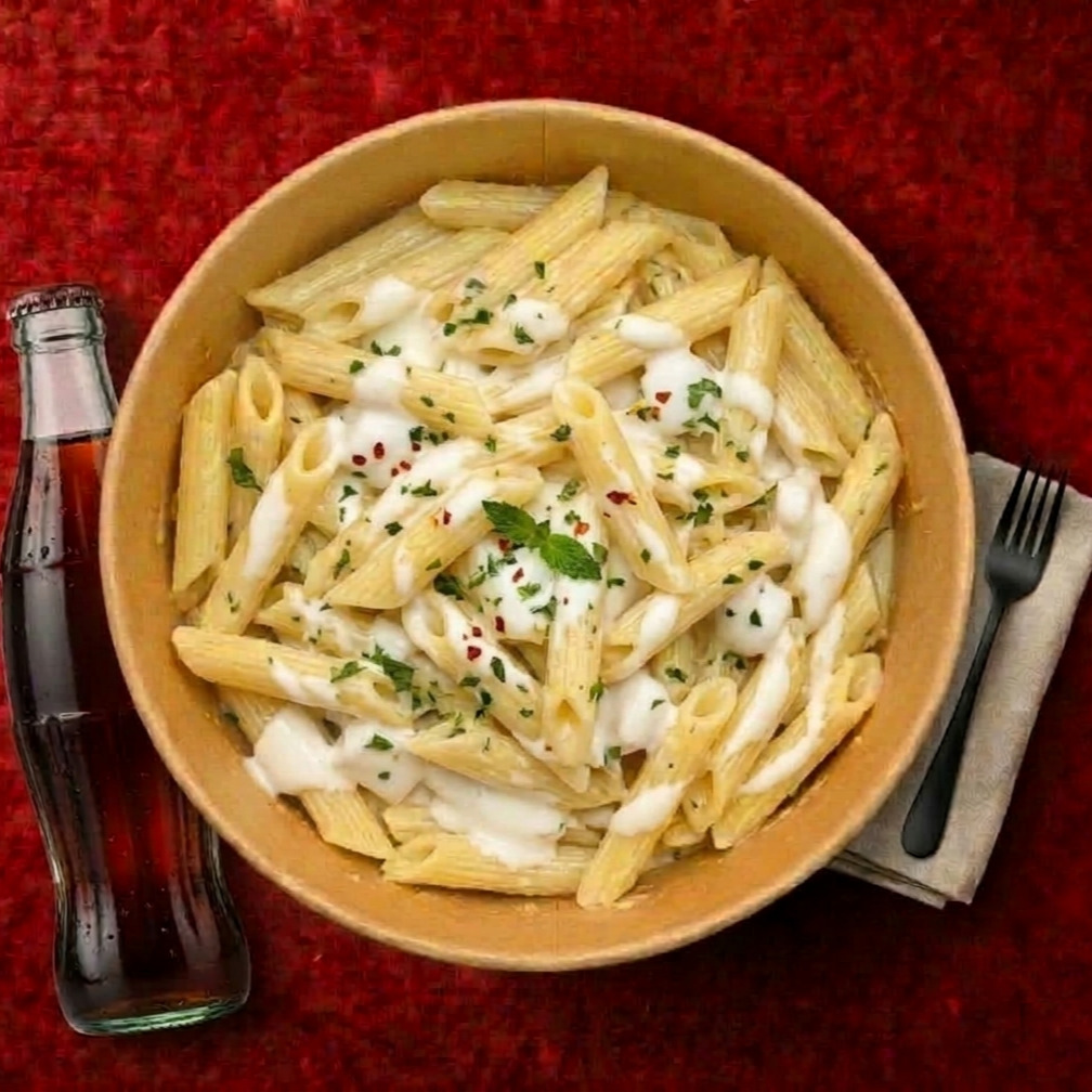 Yoğurtlu Penne & Cola