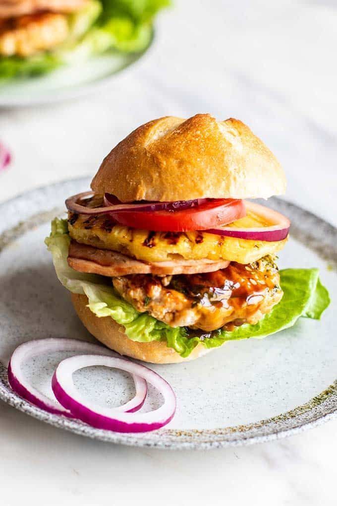 Barbecue Sos Chicken Burger