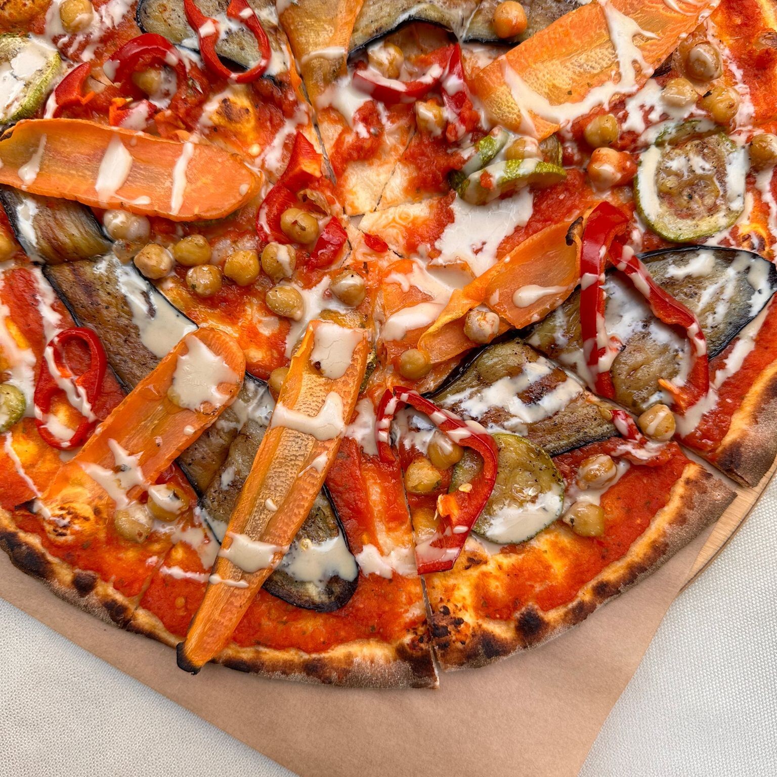 Vegan Pizza (Taş Fırın) (Orta Boy)
