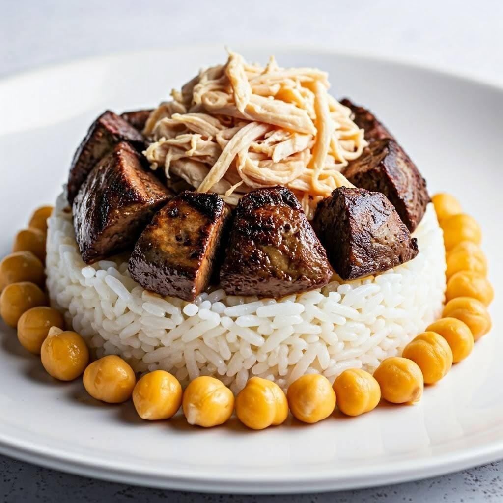 Mercimek Çorbası + Tavuk + Ciğer Pilav + İçecek