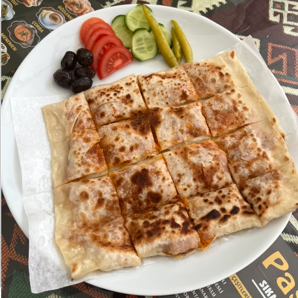 Mantarlı Kaşarlı Gözleme