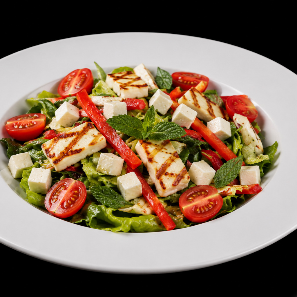 Hellim Peynirli Salata