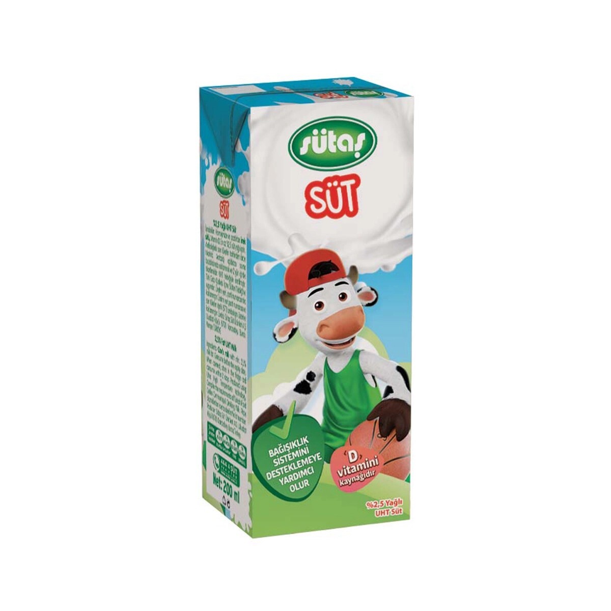 Sütaş Süt (Sade) 200 ml