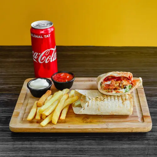Balkan Soslu Döner Menü (50 gr.)