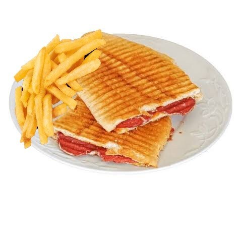 Sucuklu Kaşarlı Tost