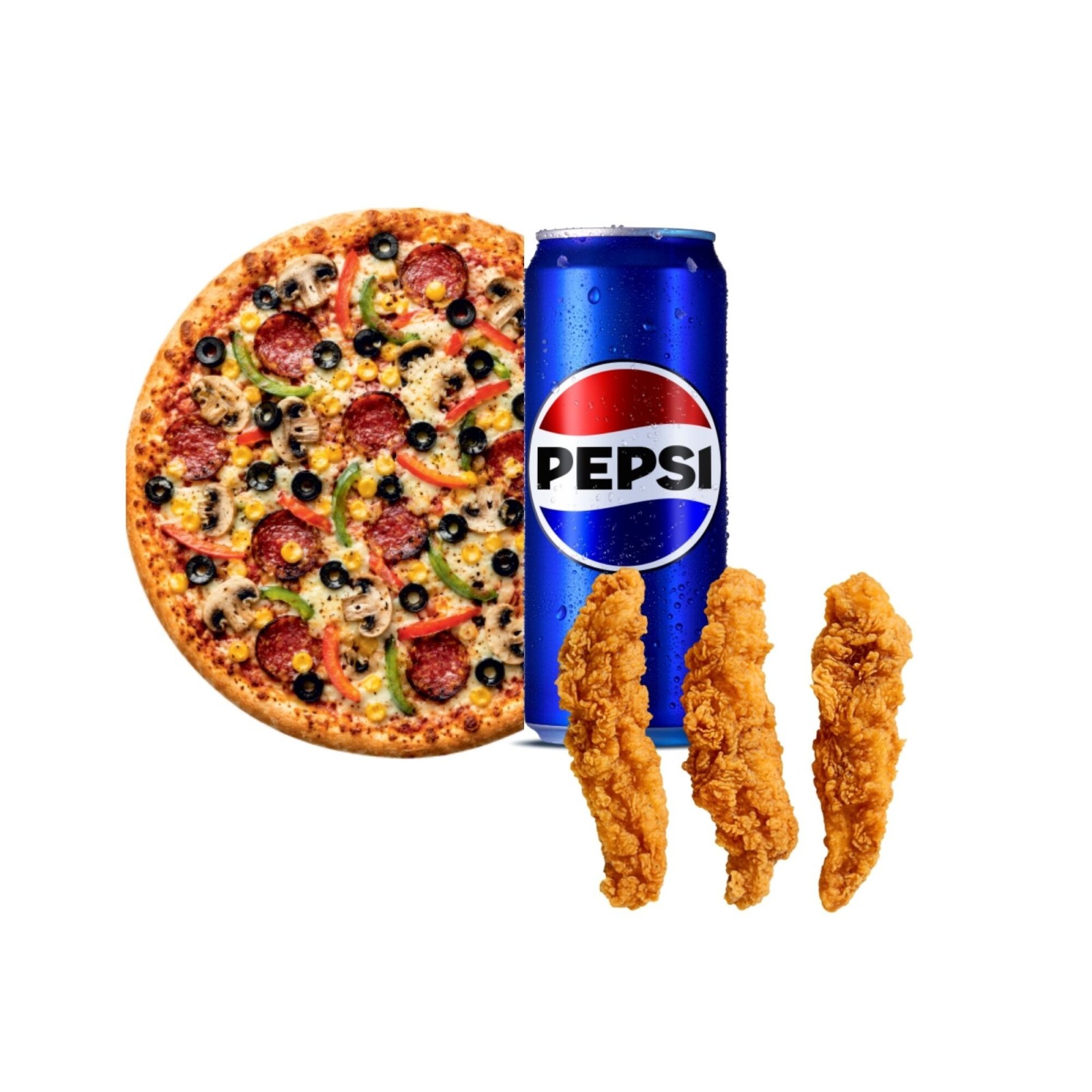 Tenders'lı Süper Pan Menü