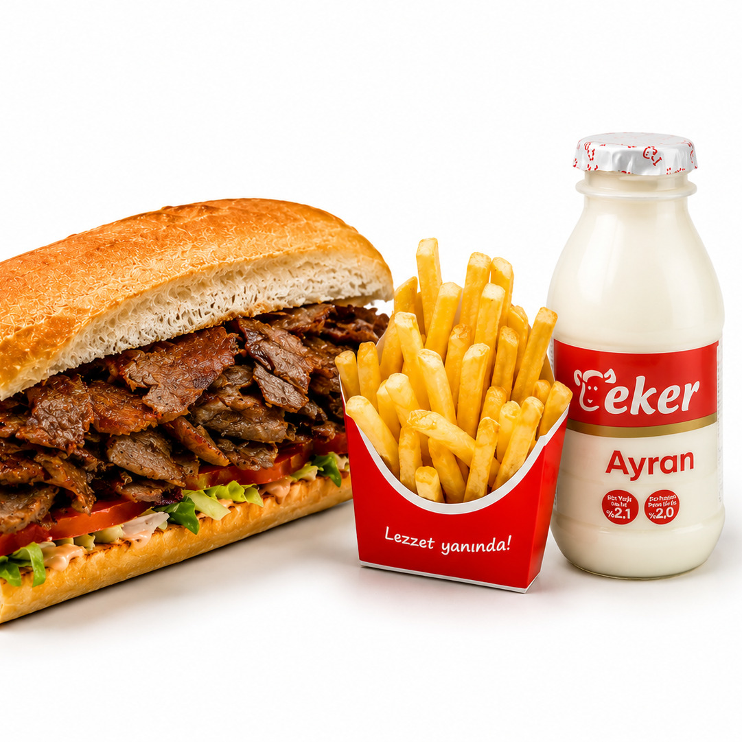 Et Döner Menü (150 gr)