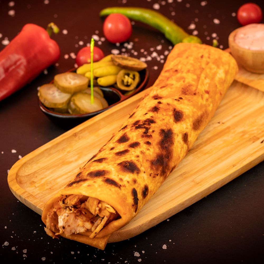 Tavuk Döner Dürüm (1,5 Porsiyon)