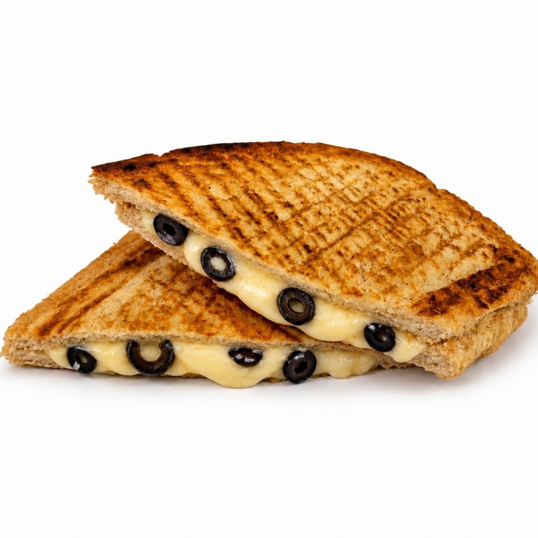 Kaşar Peynirli Zeytinli Tost