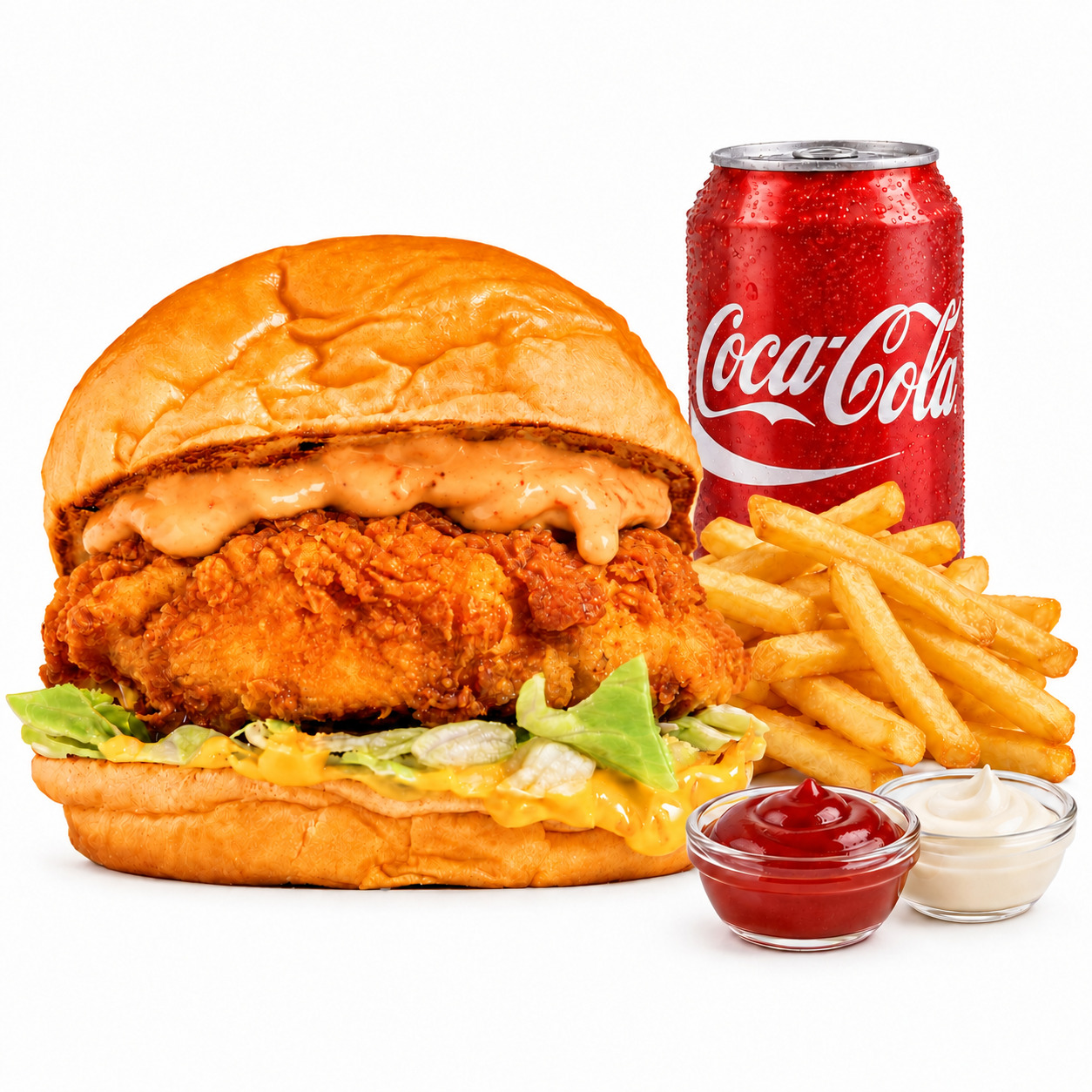 Dynamite Chicken Burger Menü