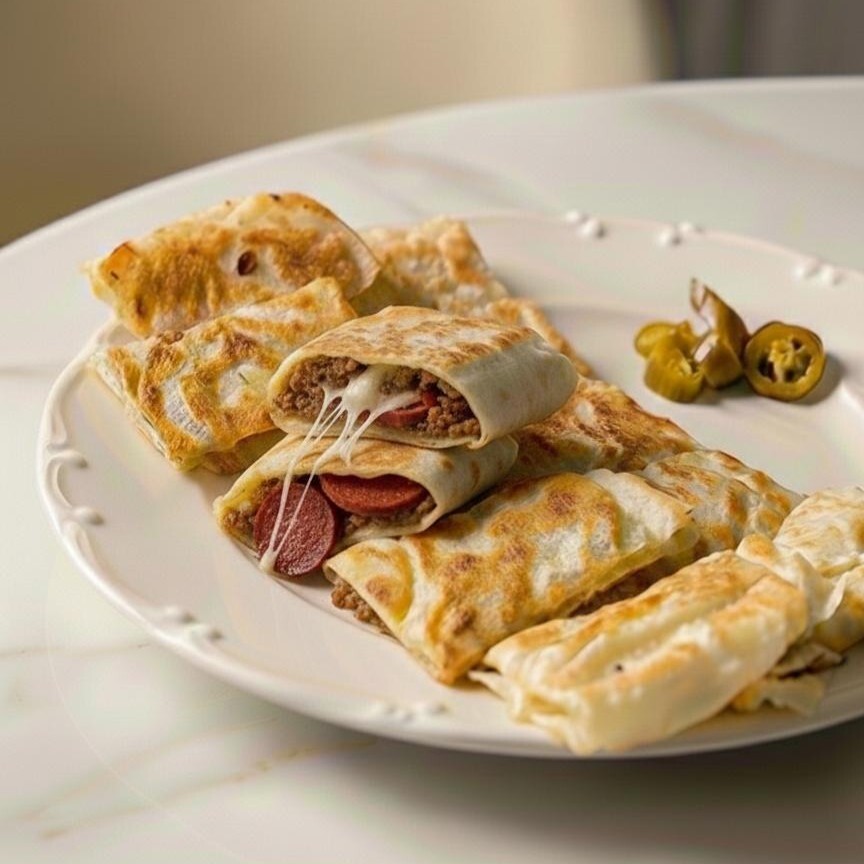 Kavurmalı Sucuk Kaşarlı Gözleme