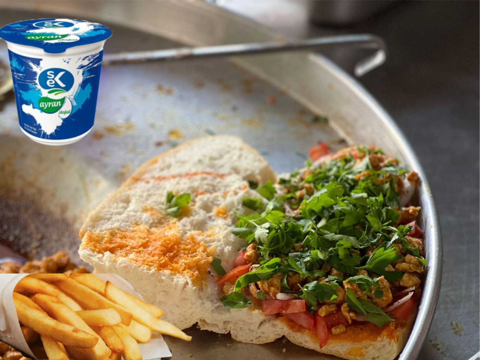 Tavuk Tantuni Ekmek Menü