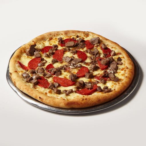 Kaşarlı Sucuklu Kavurmalı Pide