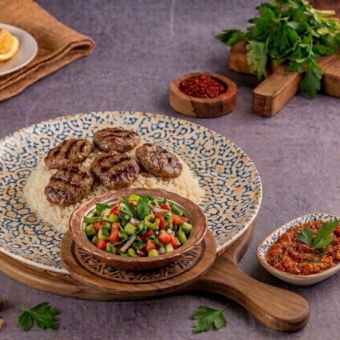 Şefin Köfte & Tereyağlı Pilav Tabağı
