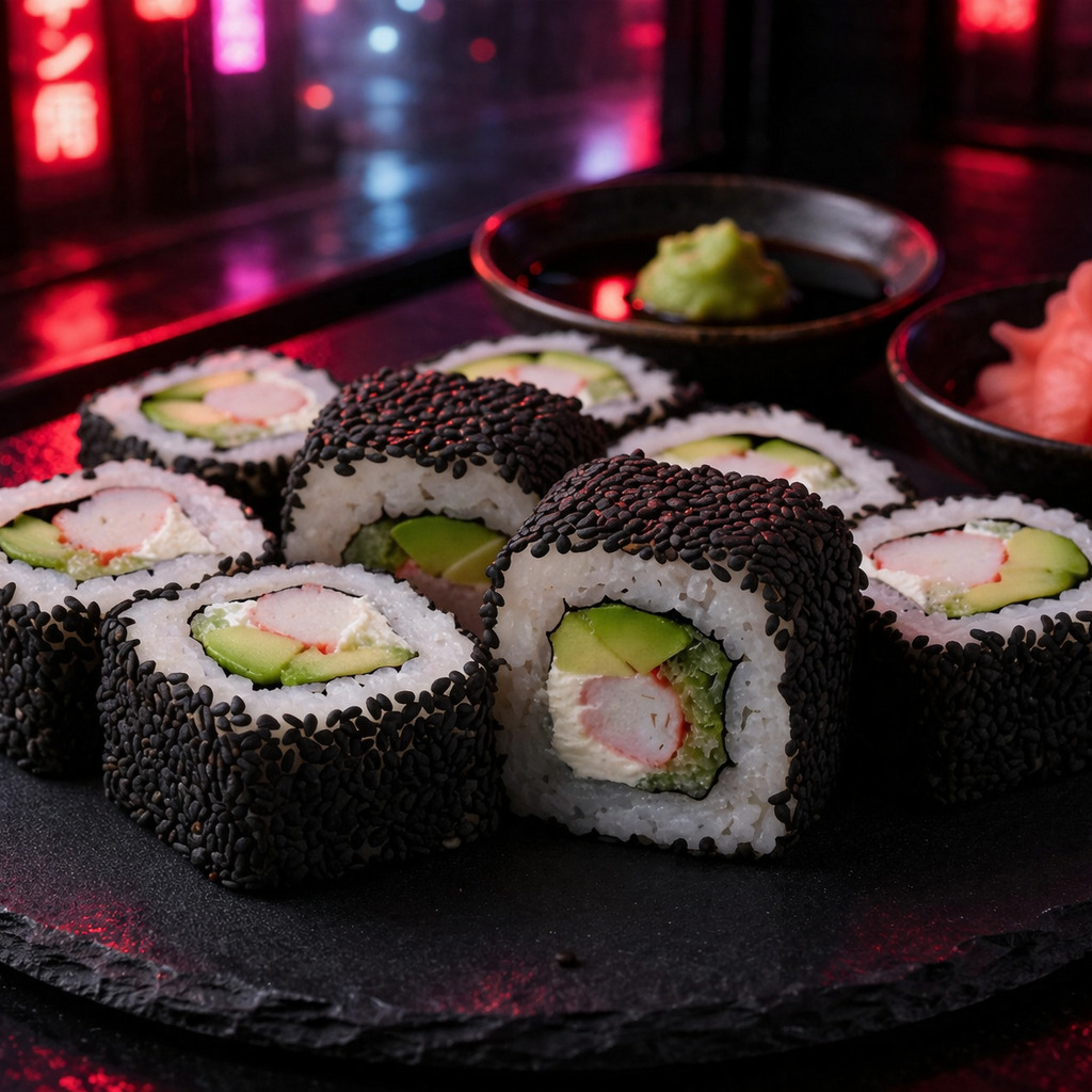 Black Sasame Roll (8 Adet)