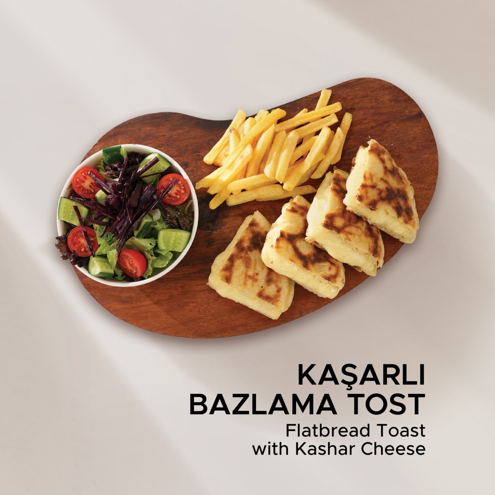 Kaşarlı SUCUKLU Bazlama Tost