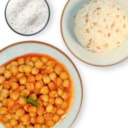 Gemici Usulü Nohut & Arpa Şehriyeli Pirinç Pilavı & Ayran ( 17 Cl )