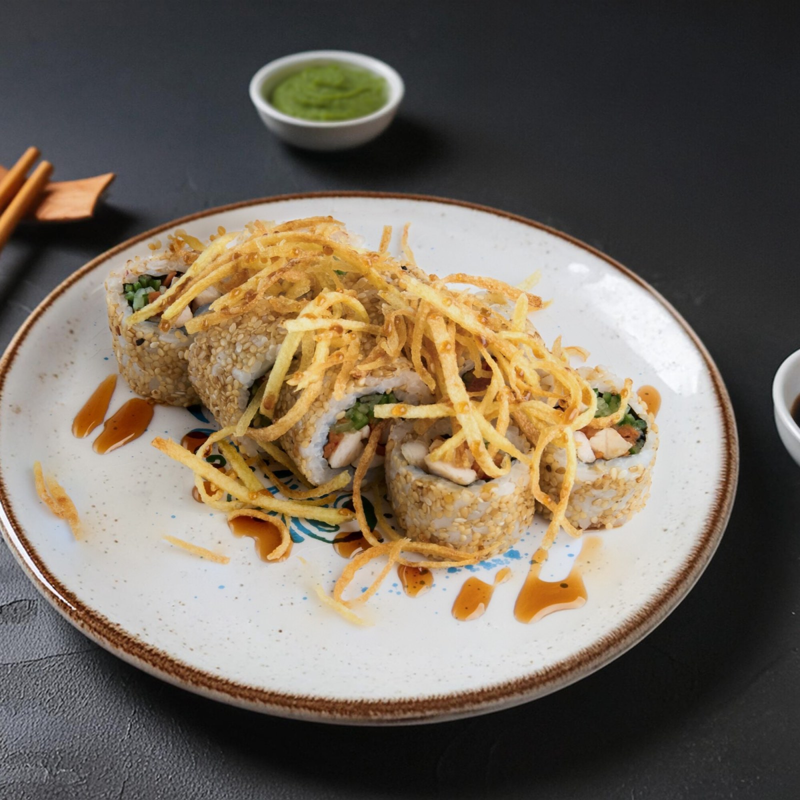 Chicken Teriyaki Roll (8 Adet)