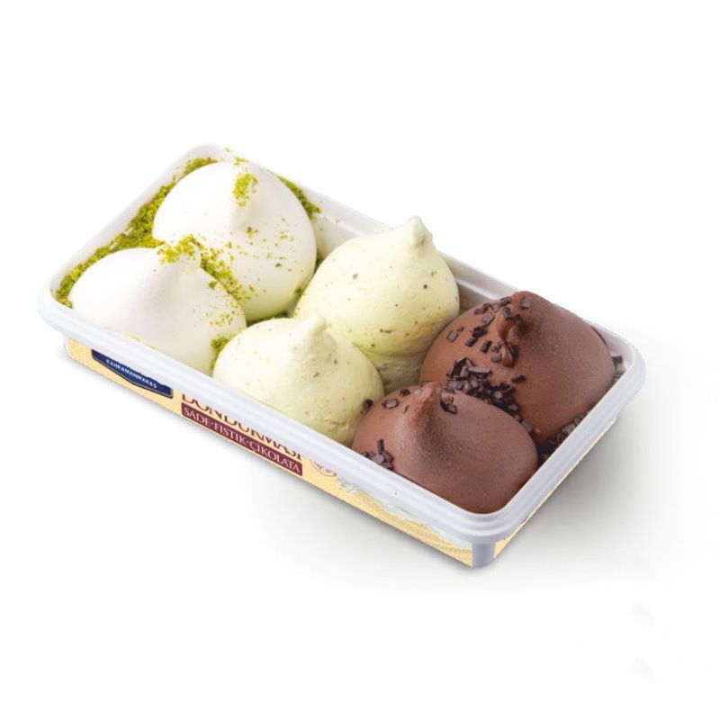 Alpedo Baton Sade, Antep Fıstıklı ve Kakaolu Dondurma (480 gr.)