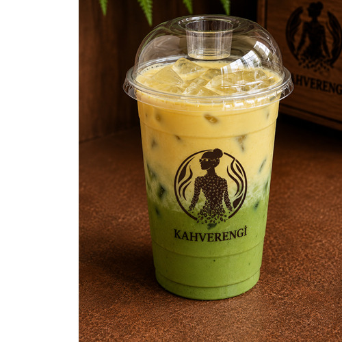 Iced Tropikal Matcha Latte