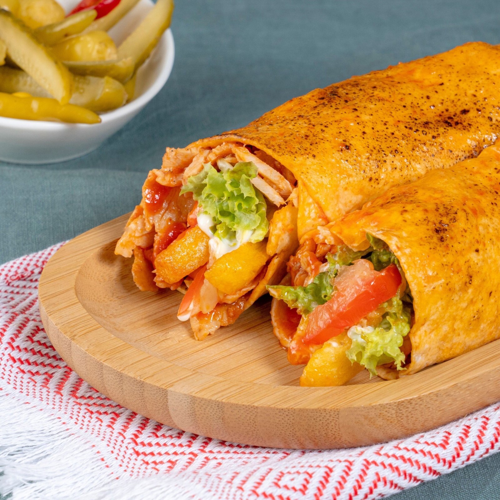 2 ADET 100 GR DÖNER DÜRÜM+1 LT KOLA+PATATES KIZARTMASI