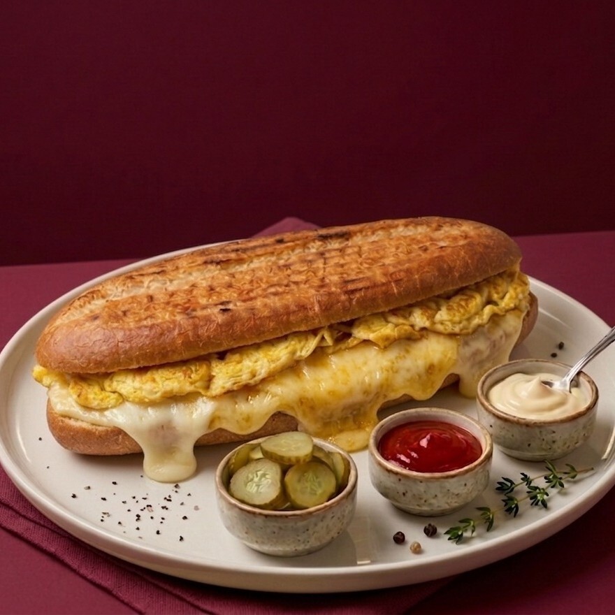 Kaşarlı Yumurtalı Tost
