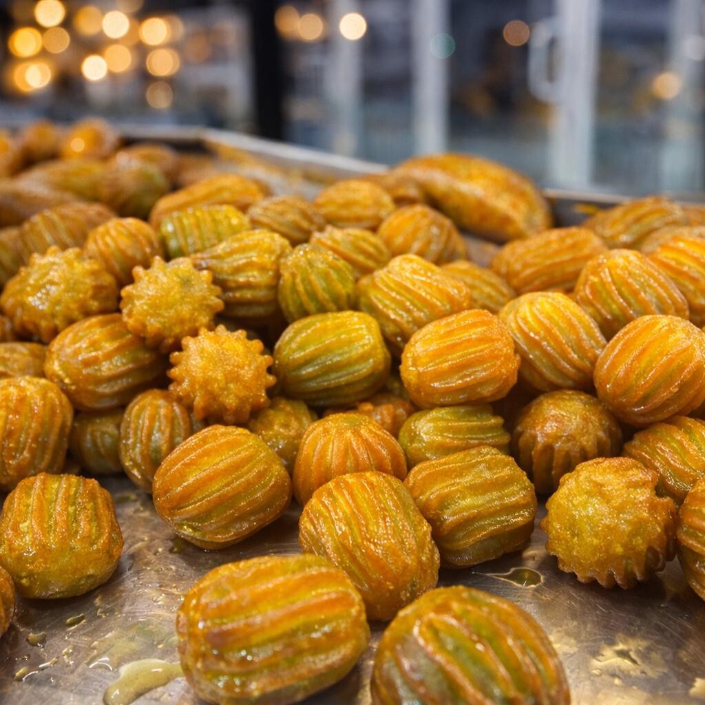 Bol Fıstıklı Tulumba Tatlısı (500 gr)