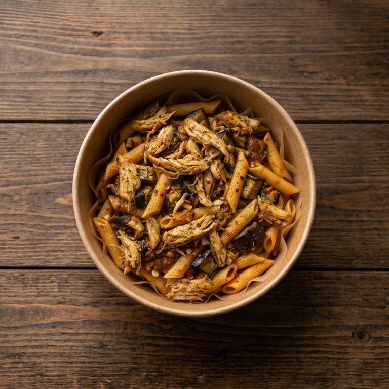 Köz Patlıcanlı Penne