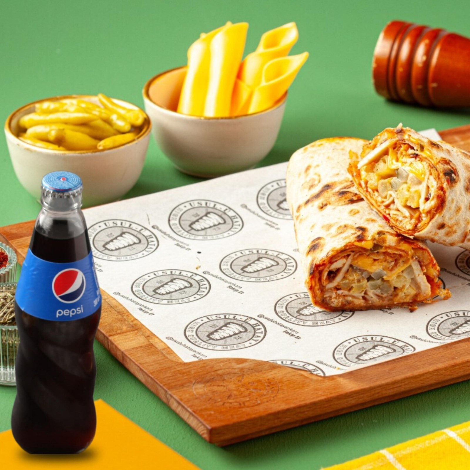 Usul-ü Hatay Cheddar Menü (120gr)