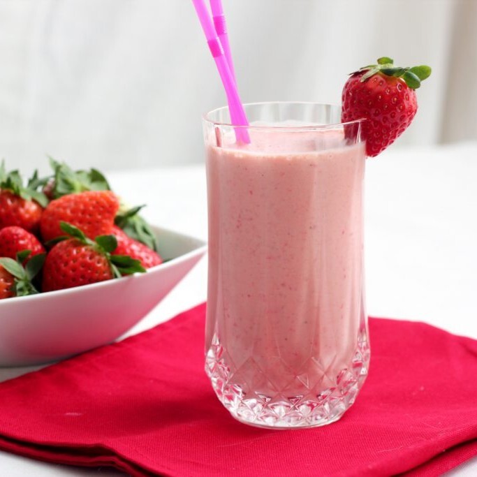 Çilekli Milkshake