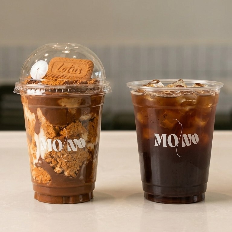 Mono Special Waffle Cup + Iced Americano