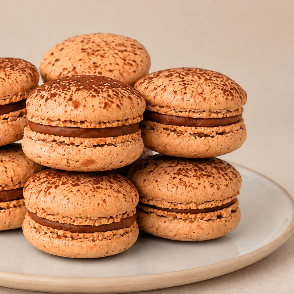 Mocha Ganajlı Macaron (Adet)