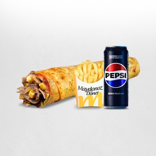 Pepsi Et Döner Maydonoz XLarge Dürüm Menü