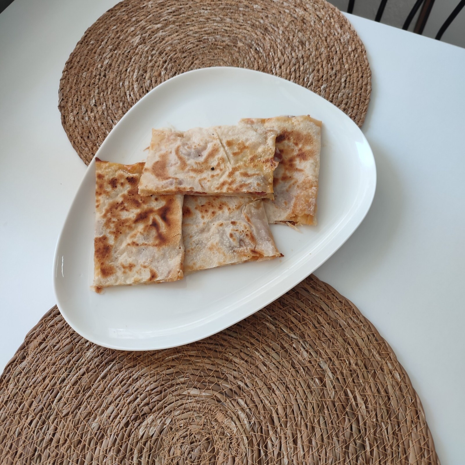 El Açması (Klasik) Kıymalı Kaşarlı Gözleme