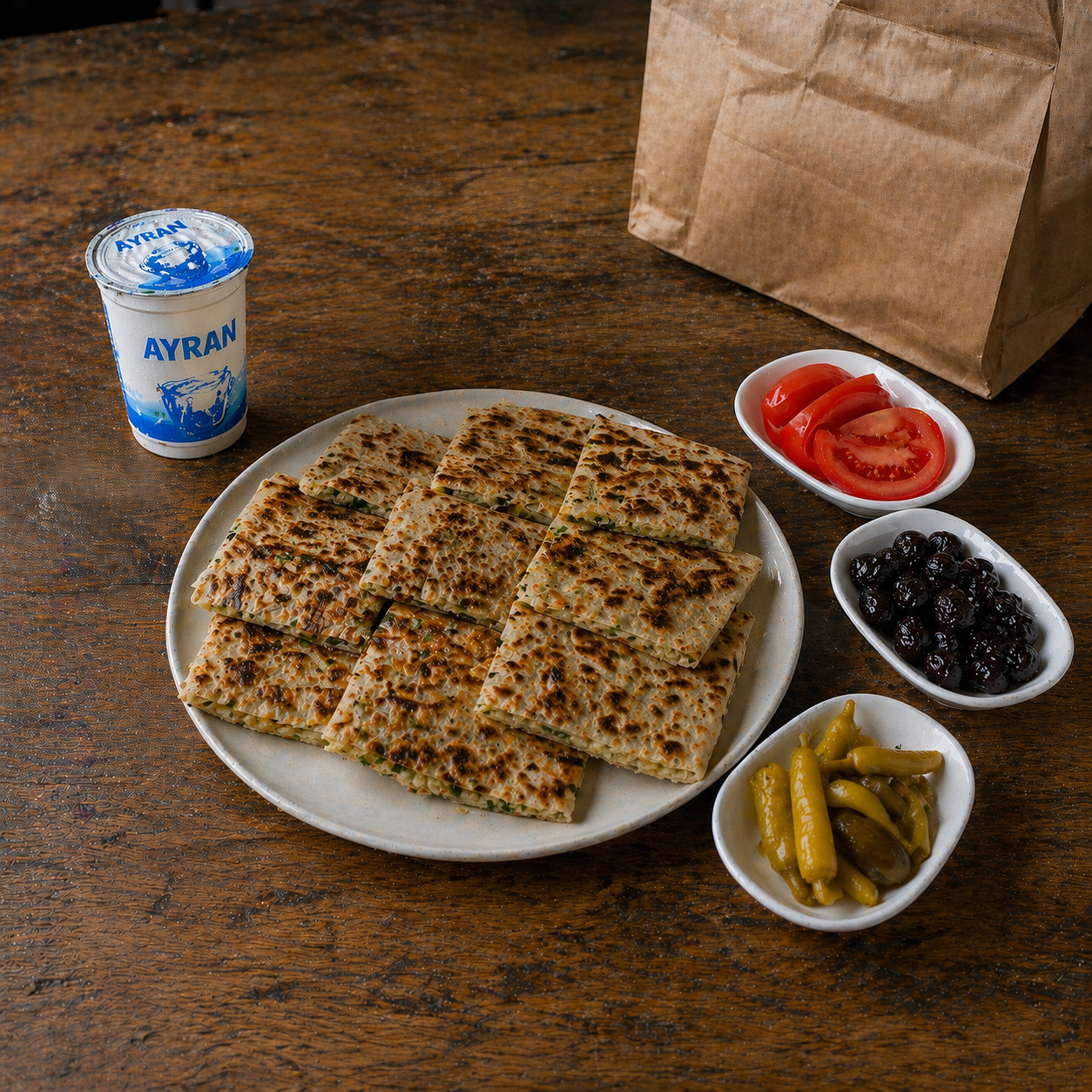 Patatesli Gözleme Menü